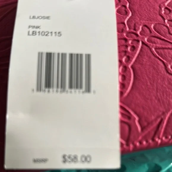 Betsey Johnson NWT Pink Mini Bag with Pom-Pom and Quilted Design - Picture 4 of 4